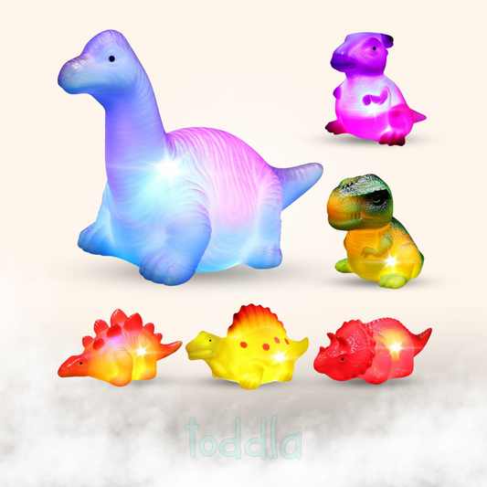 Dinosaur Bath Toys (6 Pack)