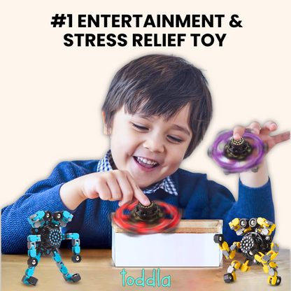 Transformer Fidget Spinners (4 Pack)